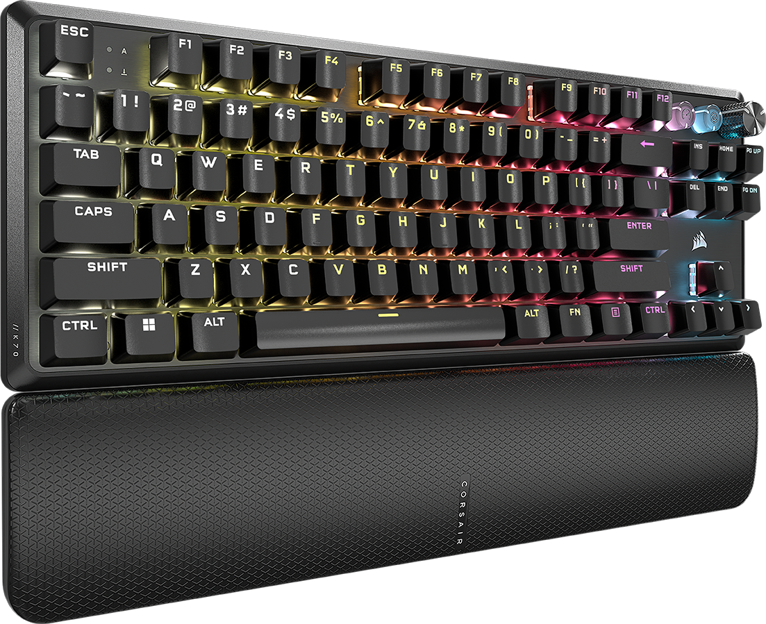K70 PRO TKL High-Performance Hall Effect Programmable Gaming Keyboard with Rapid Trigger