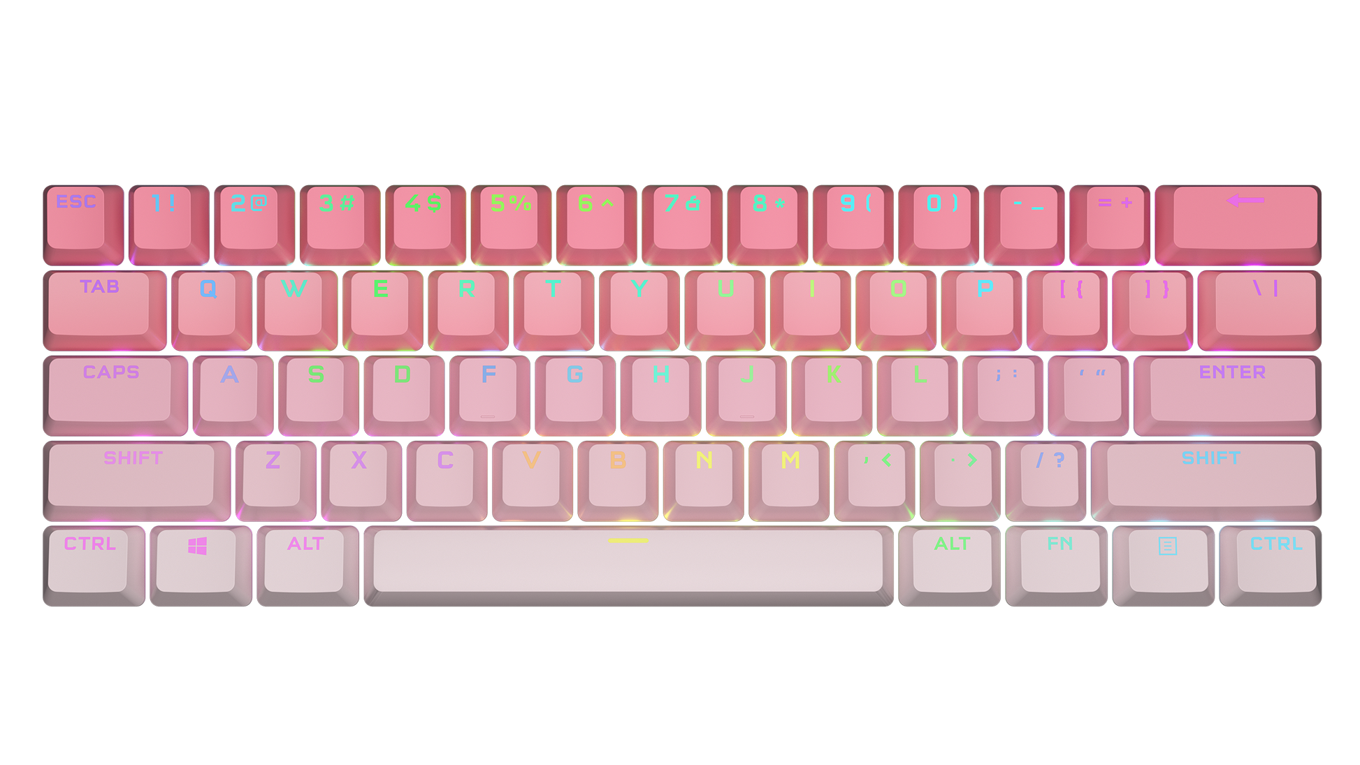 K70 Keycaps - Pink Elixir