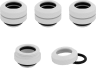 Hydro X Series XF Hardline 12mm OD Fitting Four Pack — White