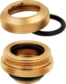 Hydro X Series XF Hardline 14mm OD Fitting Four Pack — Gold