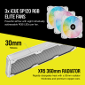 HYDRO X SERIES iCUE XH303i RGB PRO Custom Cooling Kit - White