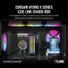 Hydro X Series iCUE LINK XH405i RGB Custom Cooling Kit - Stealth Gray