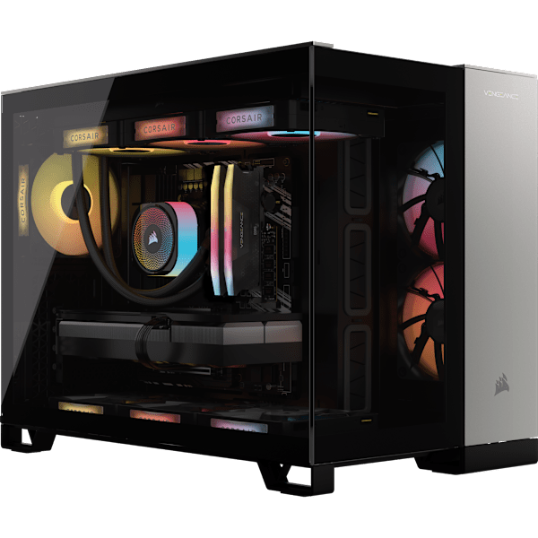 VENGEANCE a5100 Gaming PC: AMD Ryzen 7 9800X3D, GeForce RTX 5070 Ti, 32GB DDR5, 2TB M.2 SSD, Win11 Home