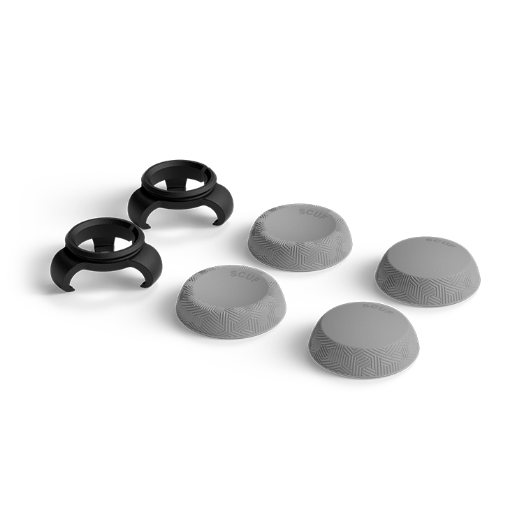 Thumbstick Grips - Tactic 6 Pack Light Gray