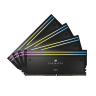 DOMINATOR® TITANIUM RGB 96GB (4x24GB) DDR5 DRAM 6400MT/s CL32 Intel XMP Memory Kit — Black