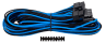Premium Individually Sleeved ATX 24-Pin Cable, Type 4 (Generation 3) - Blue/Black