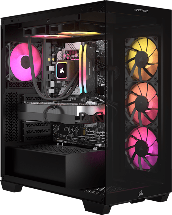 VENGEANCE a7400 Gaming PC (7800X3D-5070-16GB D5-1TB M.2), Certified Refurbished
