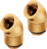 Hydro X Series 45° Rotary Adapter Twin Pack — Gold