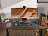 CORSAIR ONE a600 PC – Wood Dark: Liquid Cooled AMD Ryzen 7 9800X3D and GeForce RTX 5080, 64GB DDR5, 4TB (2TB/2TB) M.2 SSD, Win11 Home