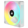 iCUE LINK QX120 RGB 120mm PWM PC Fan Expansion Kit - White