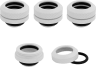 Hydro X Series XF Hardline 14mm OD Fitting Four Pack — White