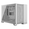 2500D AIRFLOW Mid-Tower Dual Chamber PC Case - White