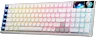 VANGUARD AIR 99 WIRELESS Optical-Mechanical Gaming Keyboard - White (Revival Series)
