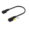 iCUE LINK Cable, 2x 135mm with Slim 90° connectors, Black