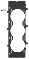 iCUE 5000X/5000D/5000D AIRFLOW Side Fan Tray, Black
