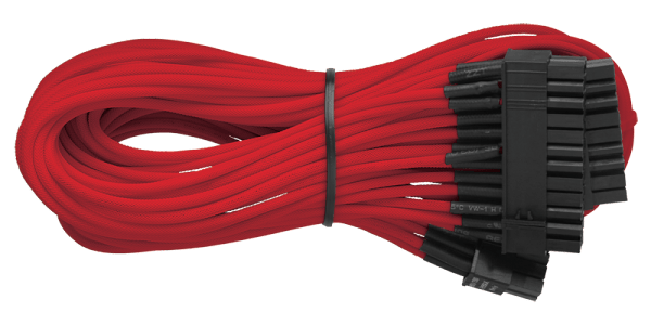 Professional Series™ AX850/AX750/AX650 Individually Sleeved Modular Cables — Red