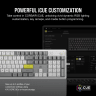 K70 CORE SE RGB Mechanical Gaming Keyboard with Palm Rest — White