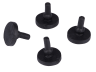 Carbide SPEC-DELTA RGB PSU Rubber Isolation Pads, Black