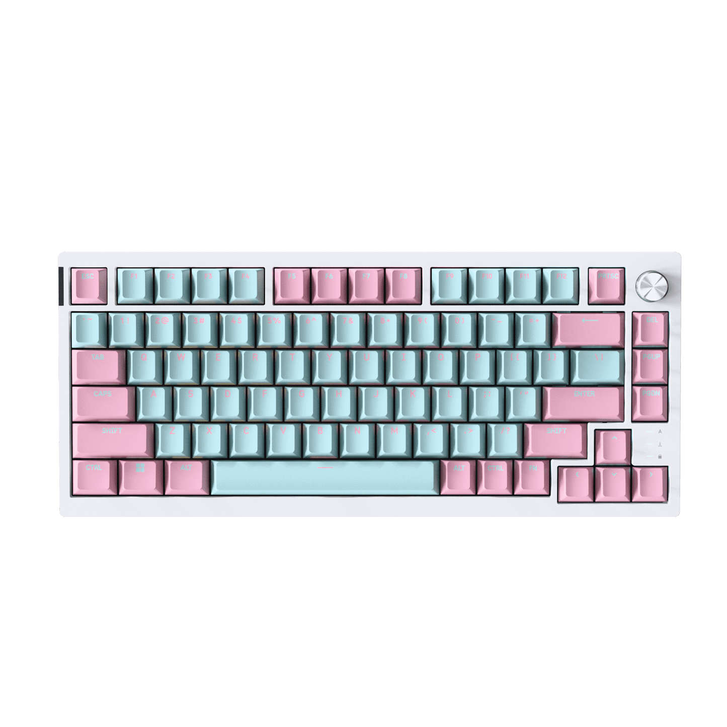 EXTRA - White K65 Plus - Bubblegum Keycap and Red Switch