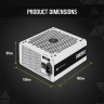 RM White Series™ RM850 — 850 Watt 80 PLUS Gold Fully Modular ATX PSU