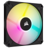 iCUE AF120 RGB SLIM 120mm PWM Fluid Dynamic Bearing Fan — Black Twin Pack