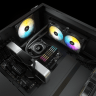 iCUE H100i ELITE LCD Display Liquid CPU Cooler