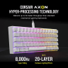 K65 RGB MINI 60% Mechanical Gaming Keyboard — CHERRY MX SPEED — White