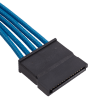 Premium Individually Sleeved PSU Cable Kit Pro Package, Type 4 (Generation 3) - Blue