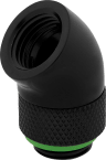 Hydro X Series 45° Rotary Adapter Twin Pack — Black