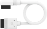 iCUE LINK Cable, 2x 200mm with Straight/Slim 90° connectors, White