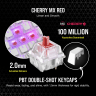 K65 RGB MINI 60% Mechanical Gaming Keyboard — CHERRY MX Red — White