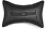 TC100 Leatherette Black Neck and Lumbar Pillows