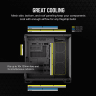 6500X Mid-Tower Dual Chamber PC Case - Black