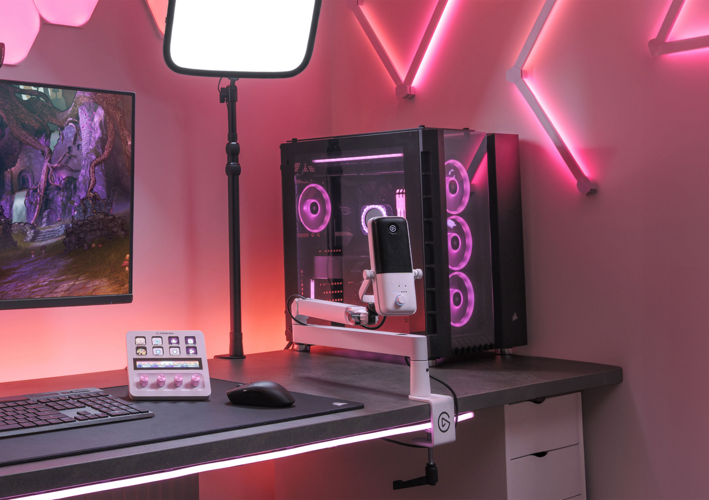 Wave Mic Arm LP - White