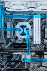 Hydro X Series XC7 RGB CPU Water Block (115X/AM4) - White