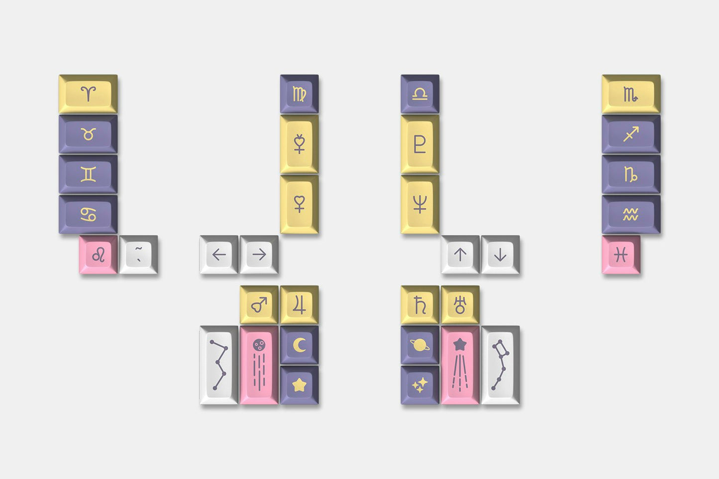 Drop DSA Astrolokeys Keycaps by sailorhg & cassidoo - Ergo Icons