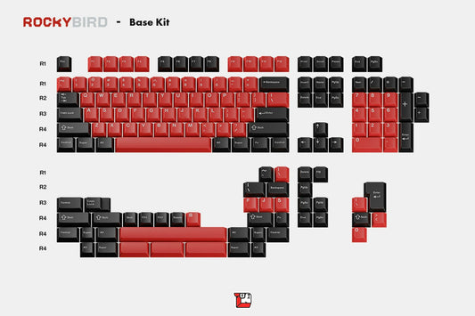 Drop + ArqKeebs DCX Rocky Bird Keycap Set - Base
