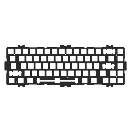 Drop CSTM65 Switch Plates - POM - Black