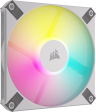 iCUE AF120 RGB SLIM 120mm PWM Fluid Dynamic Bearing Fan — White Single Pack