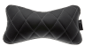 T1 RACE Head/Neck Cushion, Black with White Stitching