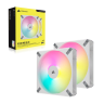 iCUE AF140 RGB ELITE 140mm PWM Dual Fan Kit - White