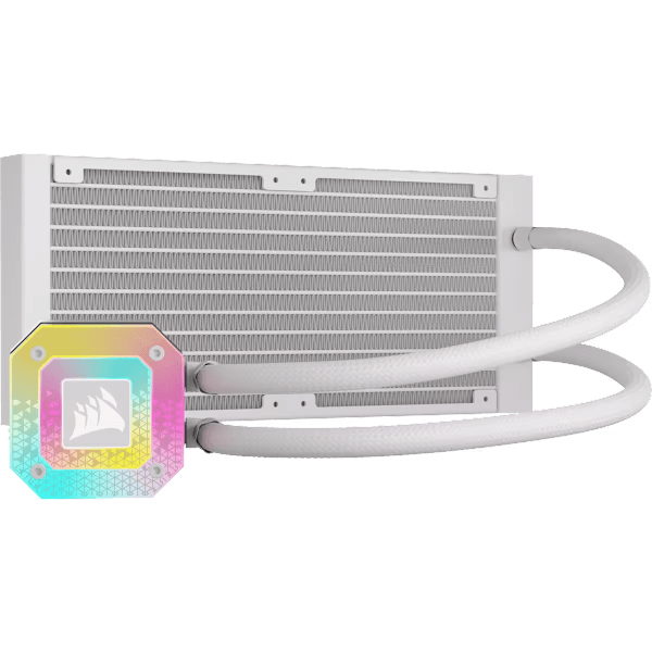 iCUE H100i ELITE CAPELLIX XT Liquid CPU Cooler, White (Certified Refurbished)