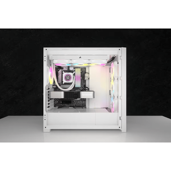 iCUE H150i ELITE LCD XT Display Liquid CPU Cooler, White (Certified Refurbished)