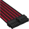 Premium Individually Sleeved ATX 24-Pin Cable Type 5 Gen 5, Red/Black