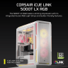 iCUE LINK 5000T LX RGB Mid-Tower High-Performance PC Case - White