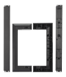 Graphite 220T RGB Front Panel, Black