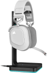 HS80 RGB WIRELESS Premium Gaming Headset with Spatial Audio — White