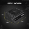 RM Series™ RM750 — 750 Watt 80 PLUS Gold Fully Modular ATX PSU