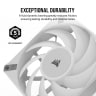 iCUE AF120 RGB ELITE 120mm PWM Triple Fan Kit - White