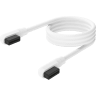iCUE LINK Cable, 1x 600mm with 90° connectors, White
